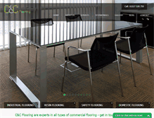 Tablet Screenshot of candcflooringltd.co.uk